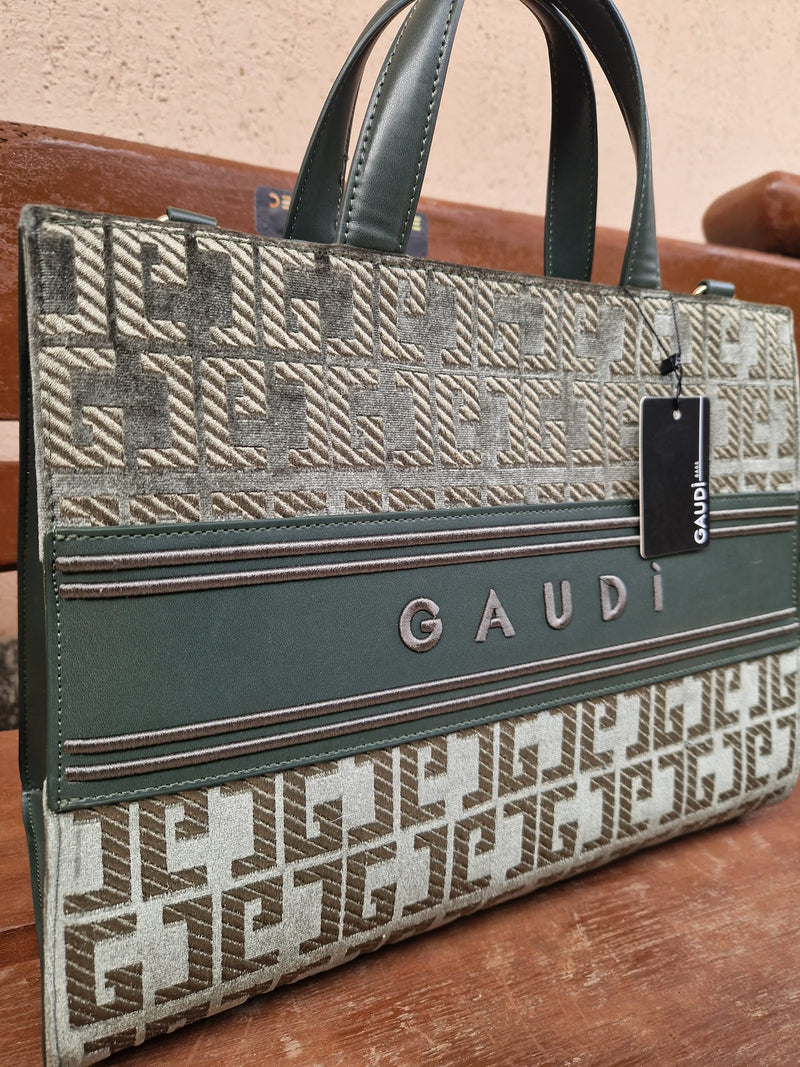 Shopping Gaudi' Ada velvet military logo