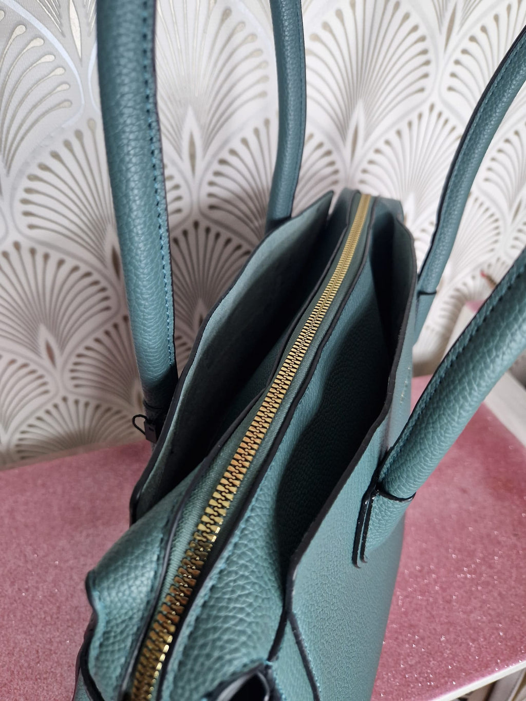 Borsa a mano verde