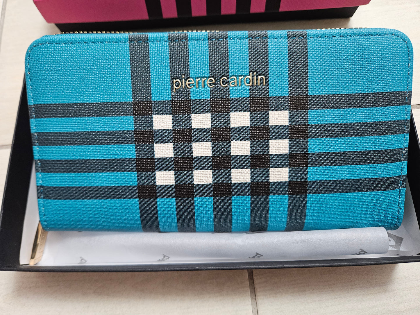 Portafoglio Pierre Cardin blu