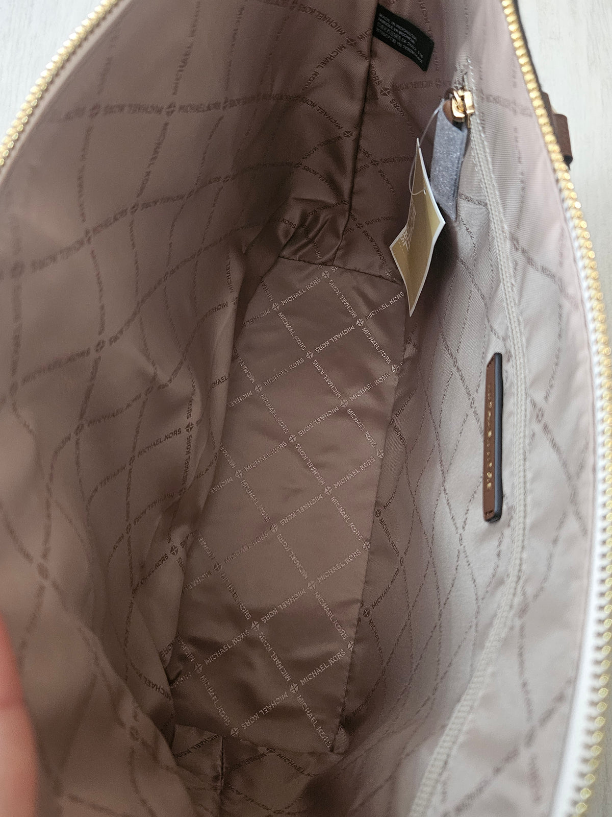 Charlotte large logo tote bag
