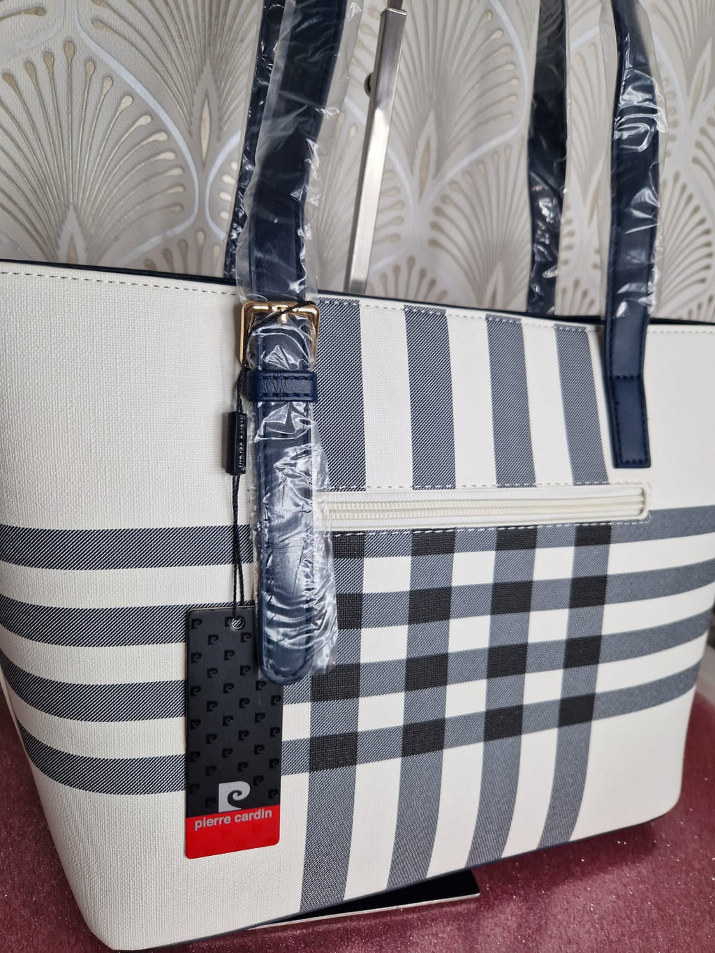 Borsa a spalla bianca