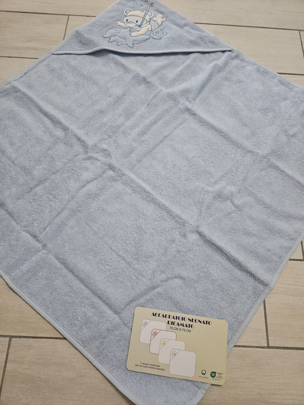 Accappatoio triangolo Delfino