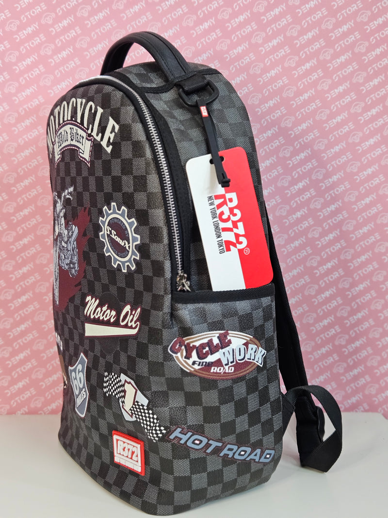 Backpack motocycle black