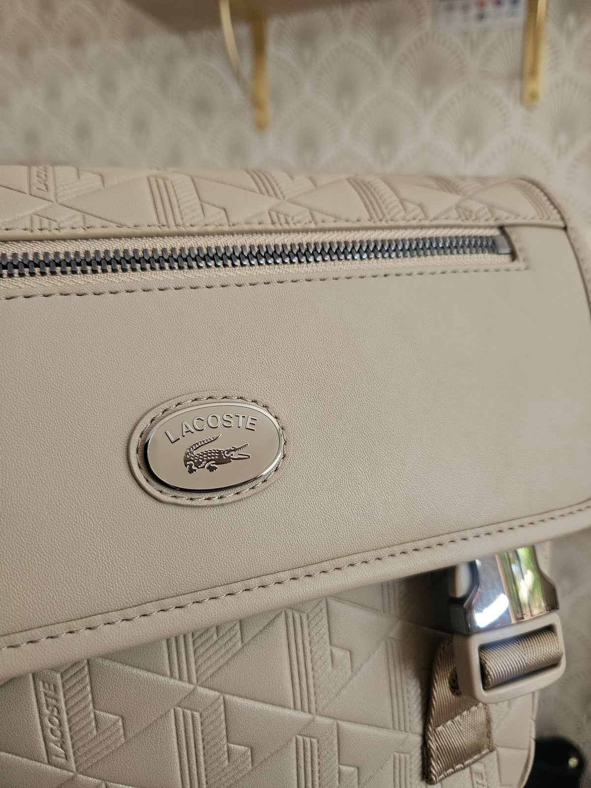 Tracolla uomo beige