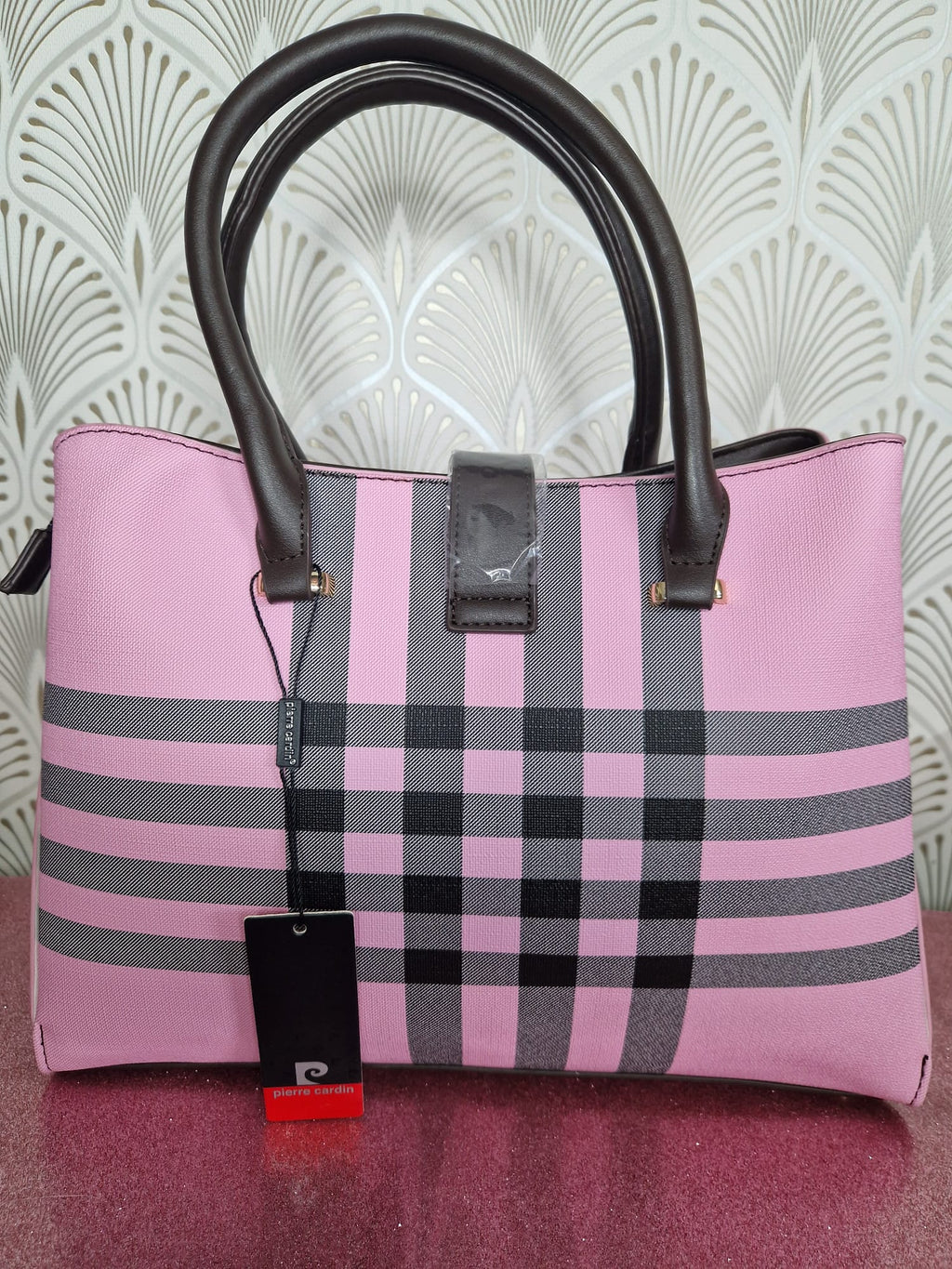 Borsa a mano rosa