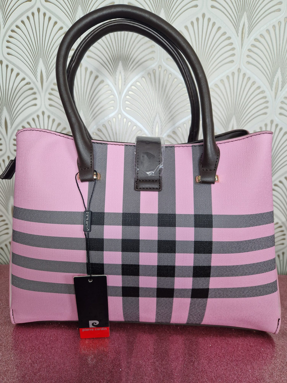Borsa a mano rosa