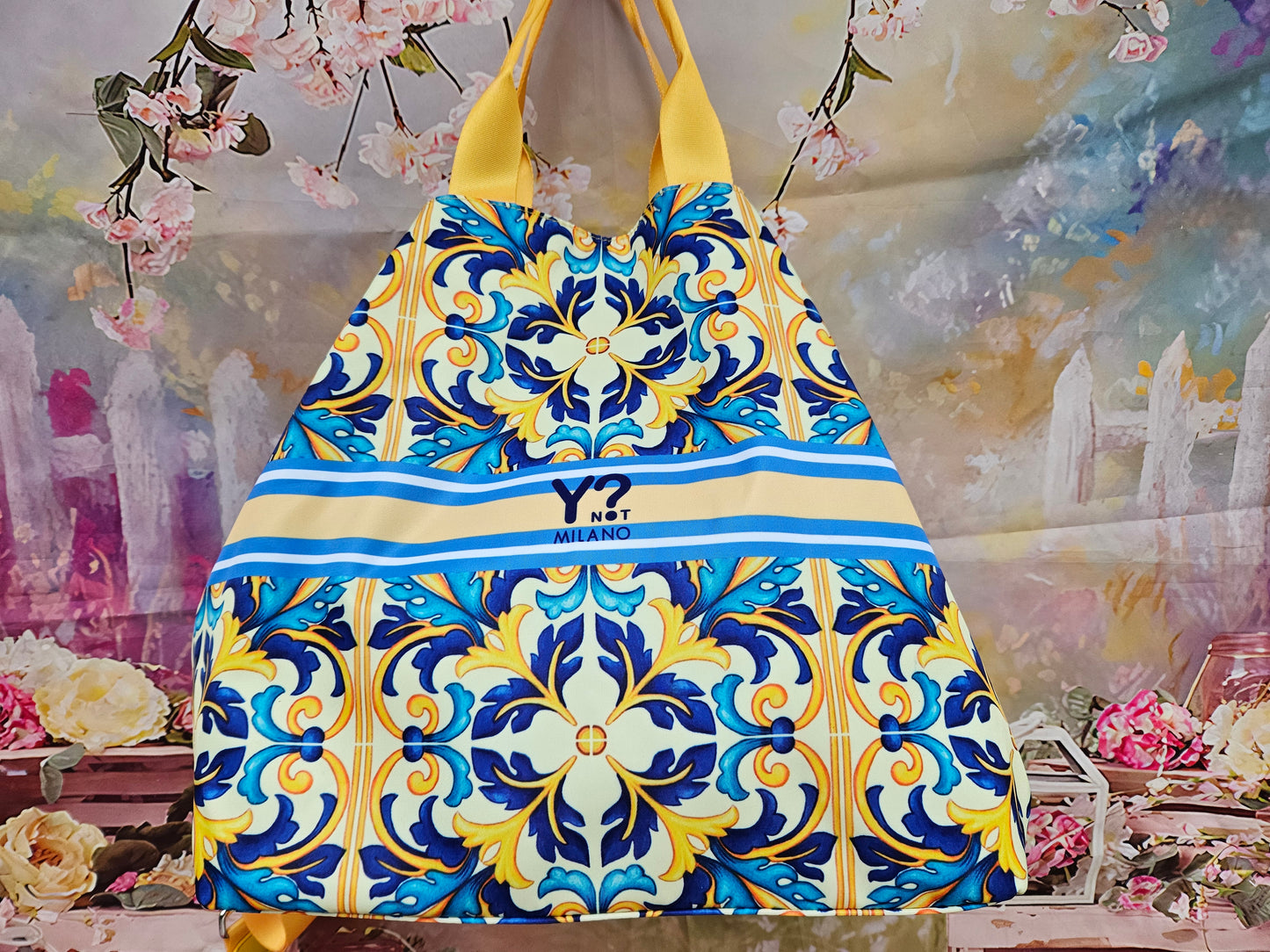 Ynot? Borsa sacca LPI011 blu