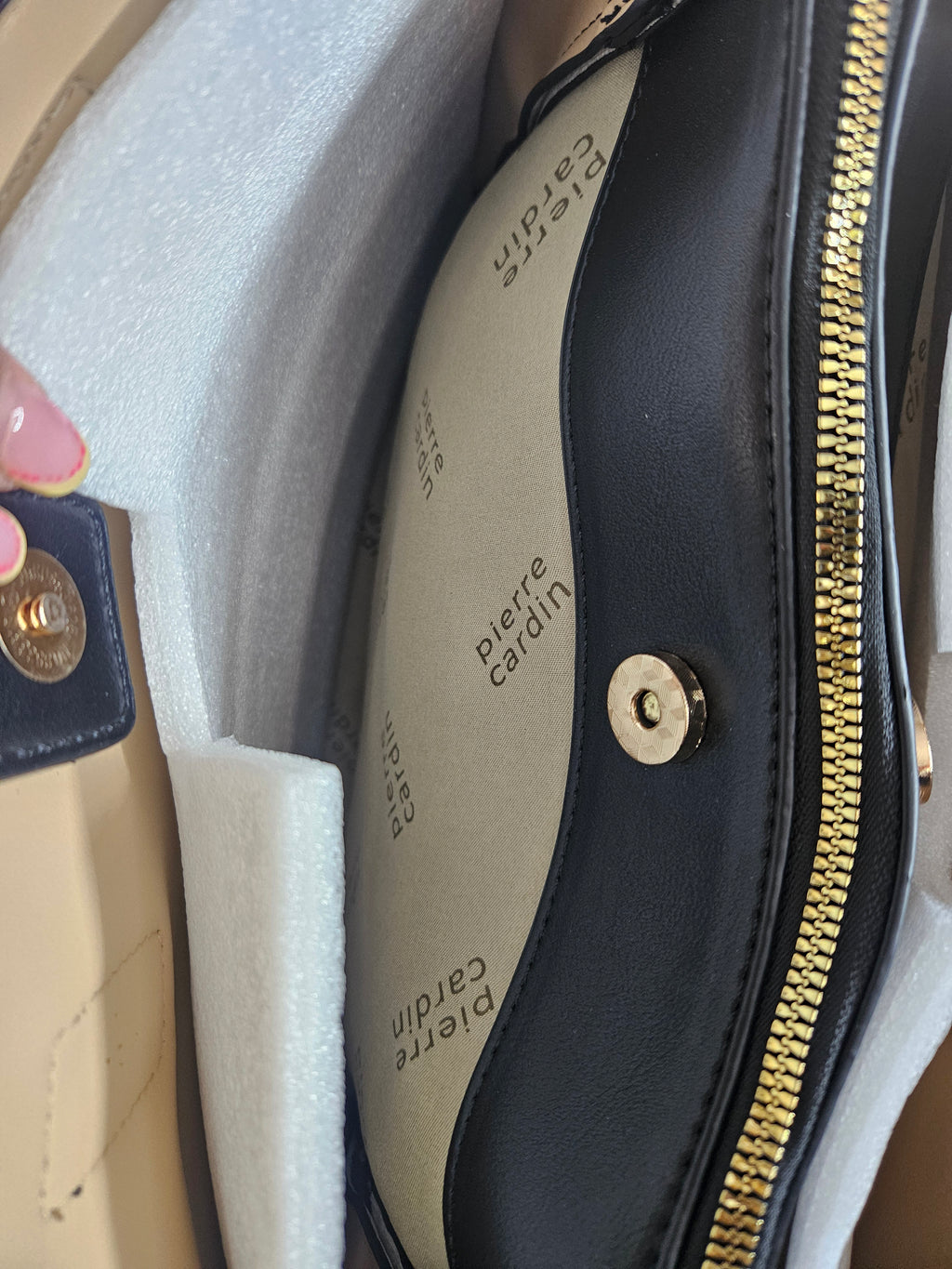 Borsa a mano bianca