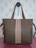 Borsa a spalla marrone