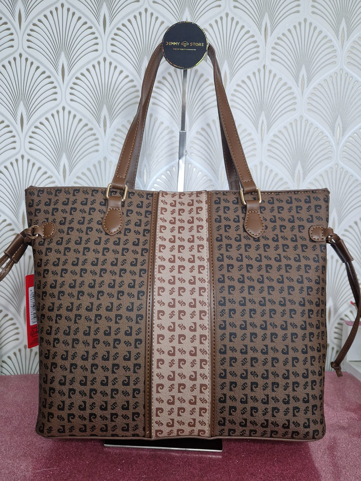 Borsa a spalla marrone