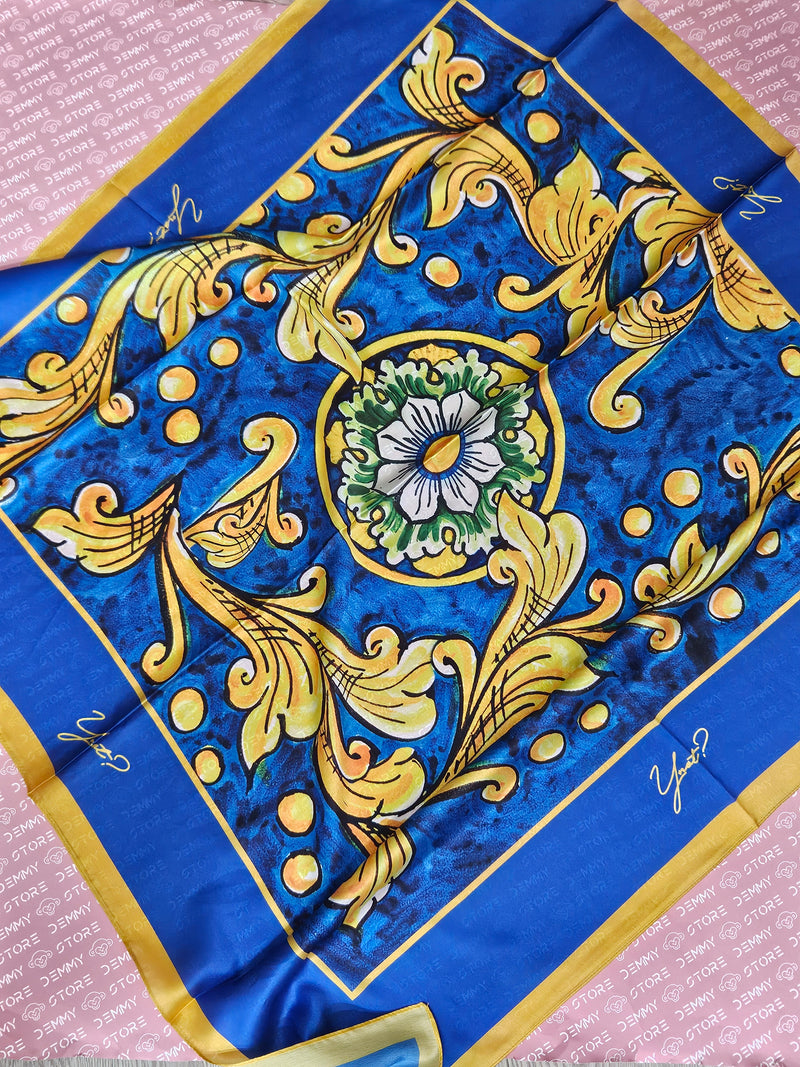 Ynot? Foulard Ortigia zaffiro