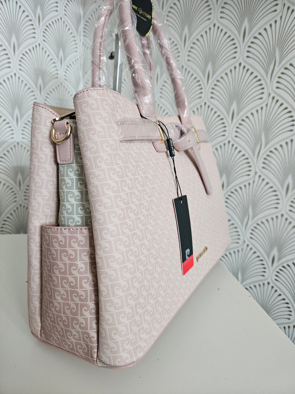 Borsa a mano rosa