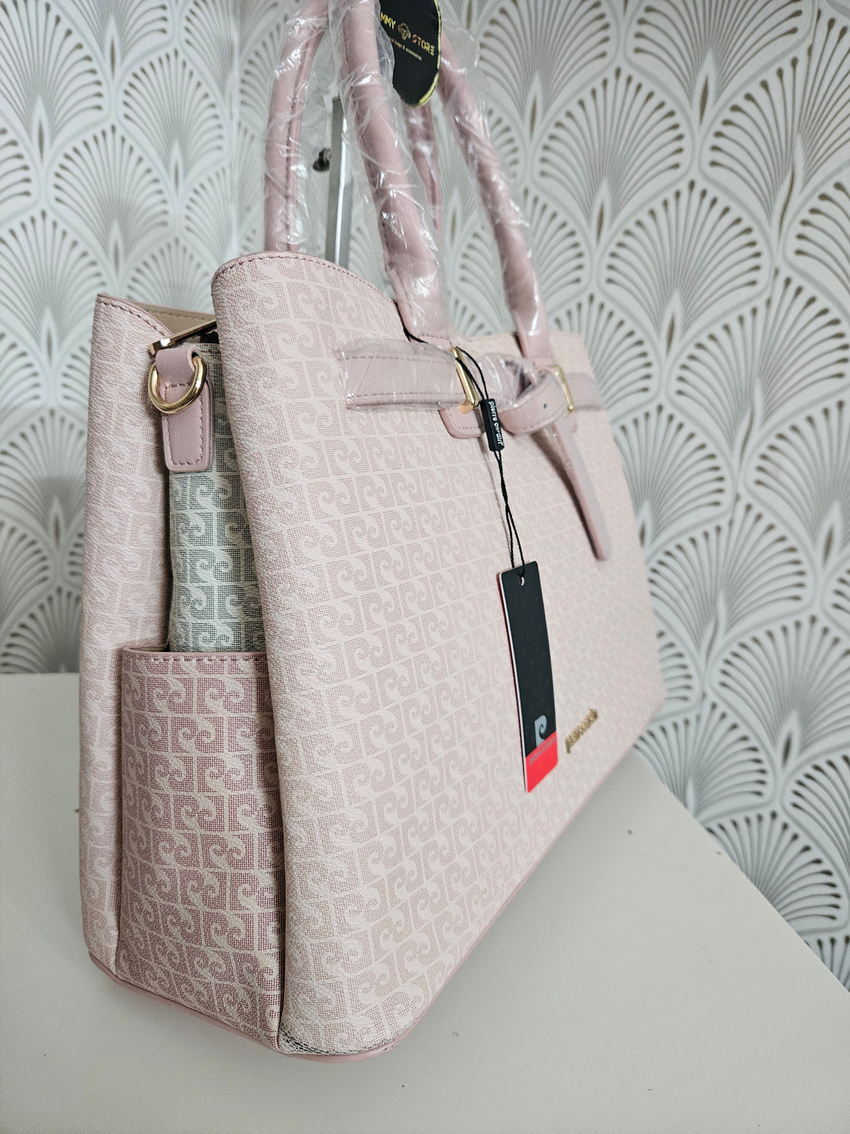 Borsa a mano rosa