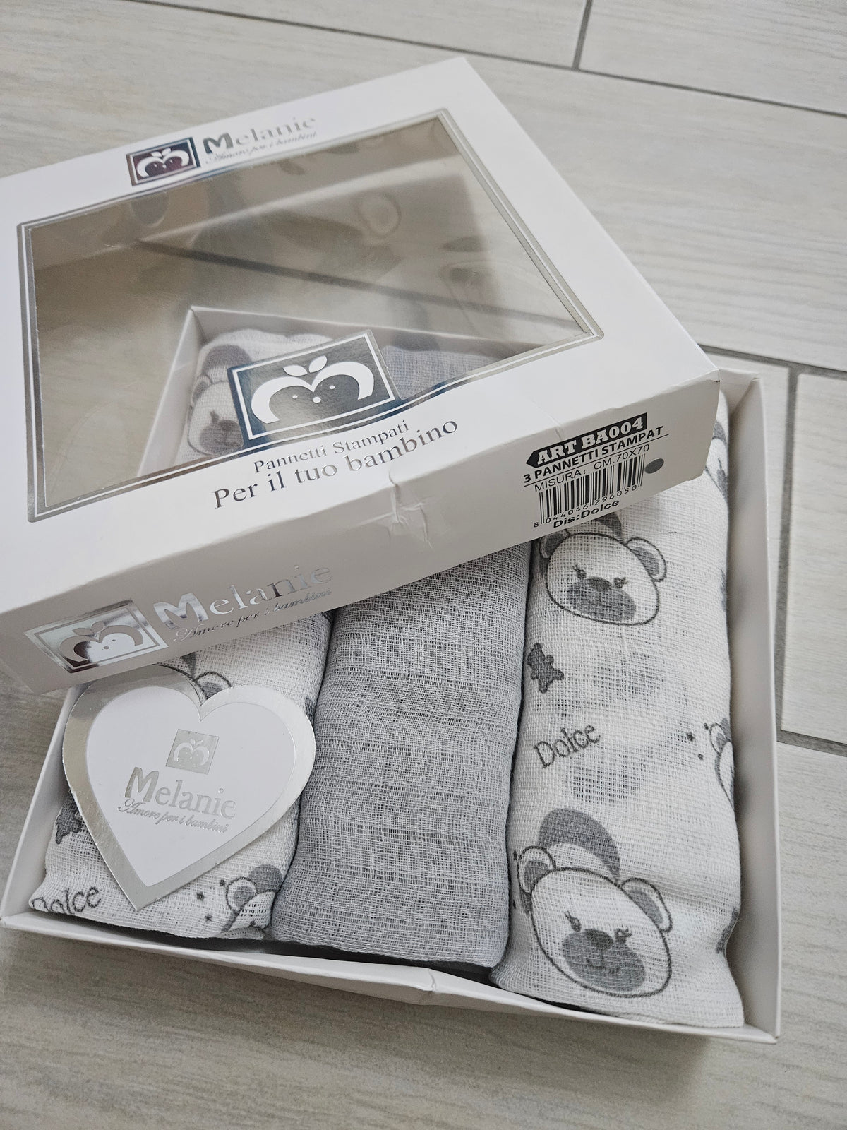 Quadrati Dolce grigio