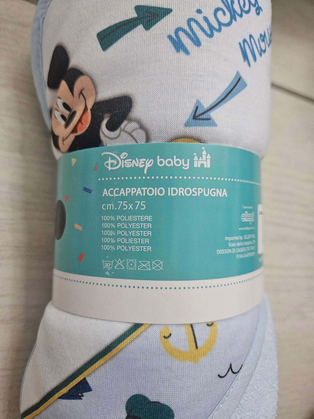Accappatoio/triangolo Michey Mouse