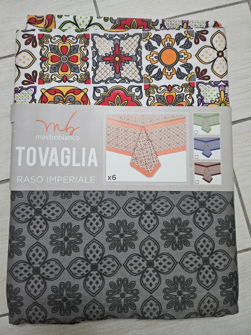 Tovaglia raso 6 posti