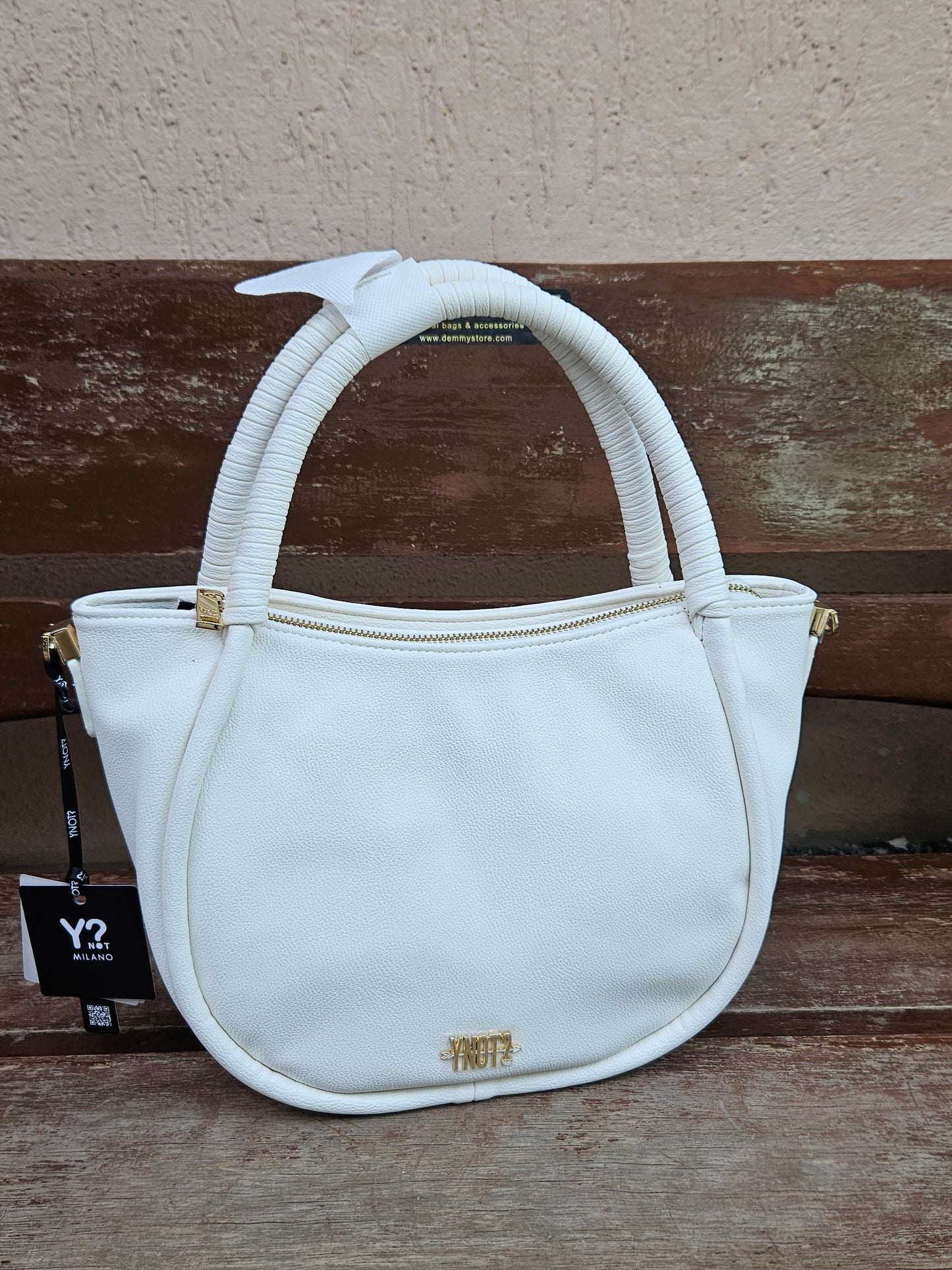 Ynot? Mini borsa FAN006 white