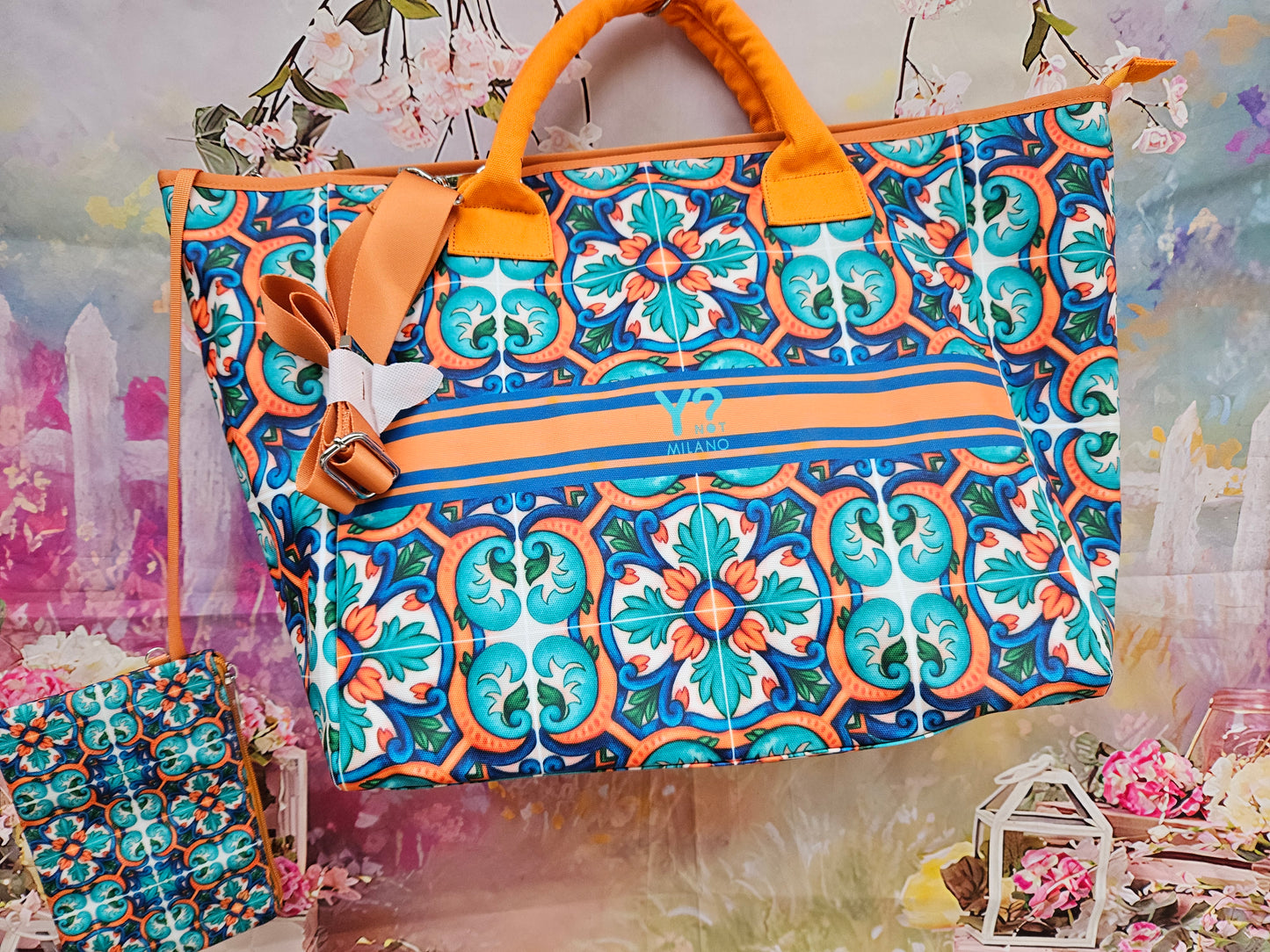 Ynot? Borsa mare LPI001 arancione