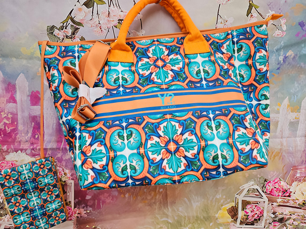 Ynot? Borsa mare LPI001 arancione