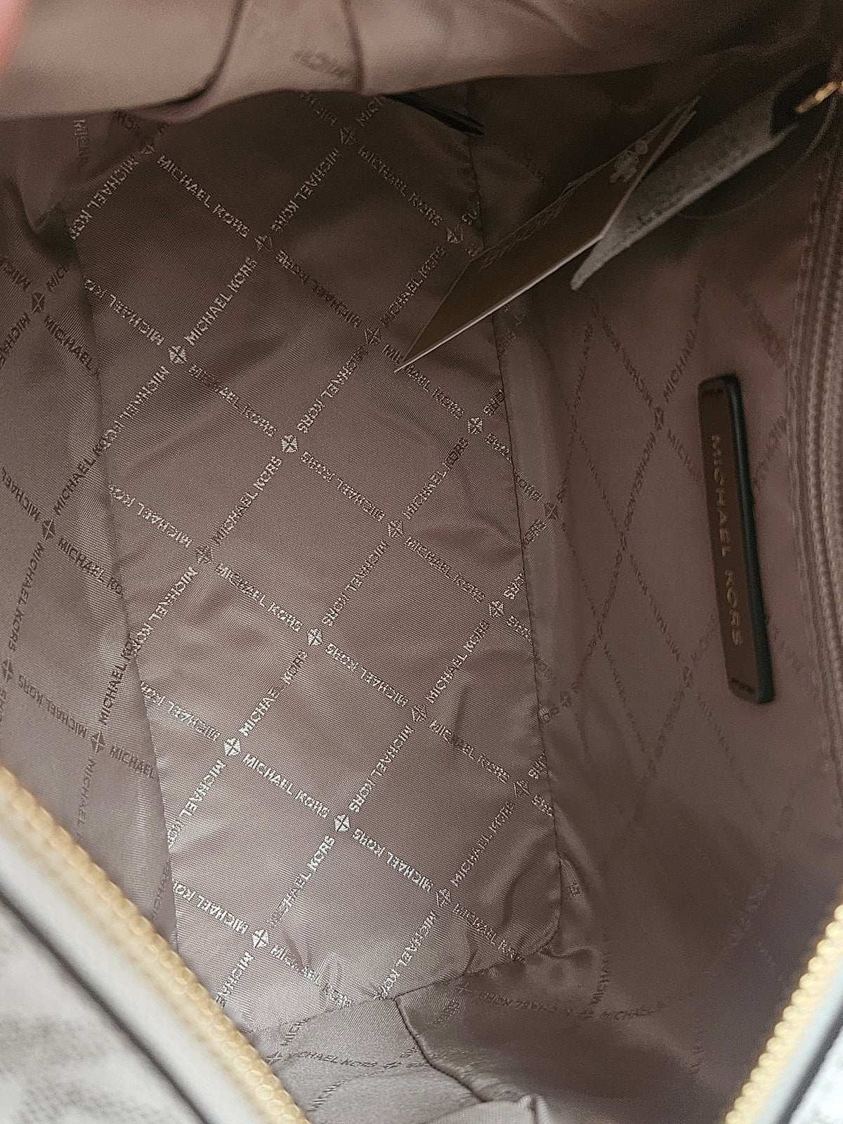 Bauletto Michael Kors Beck vanilla