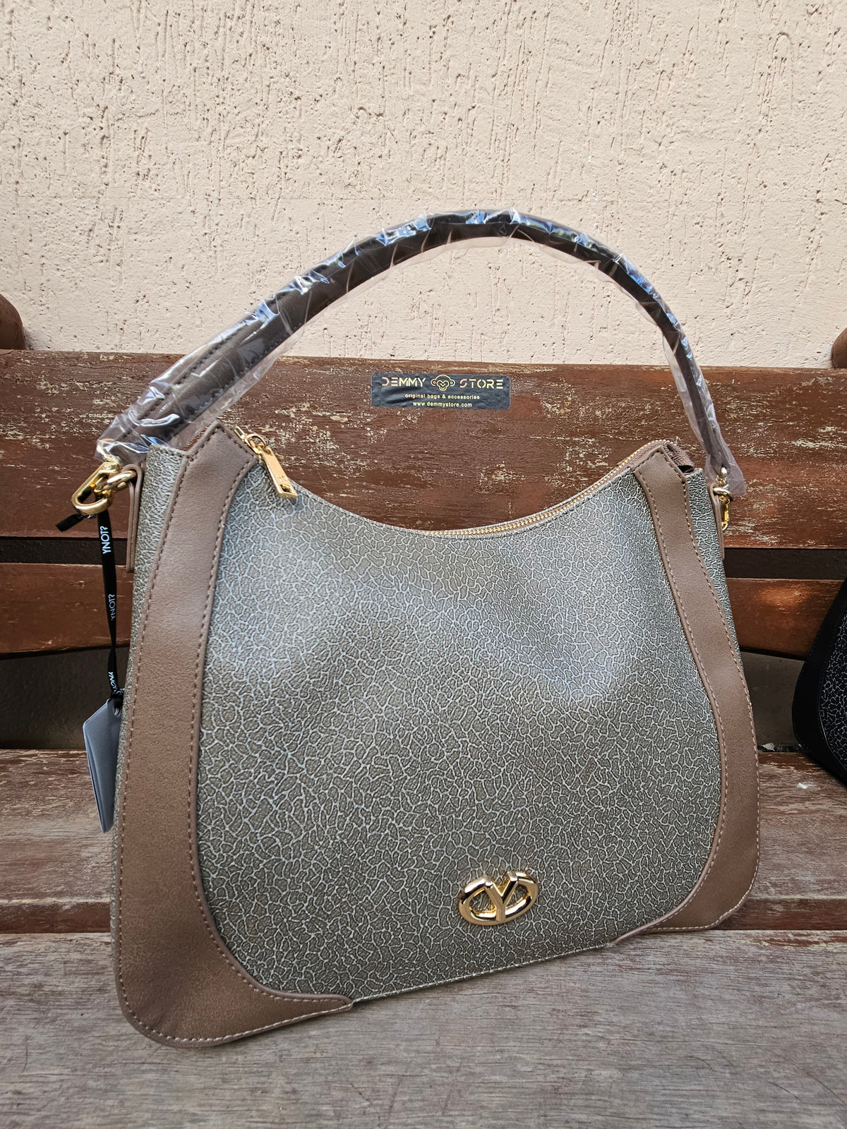 Ynot? Hobo bag LUX105 havana