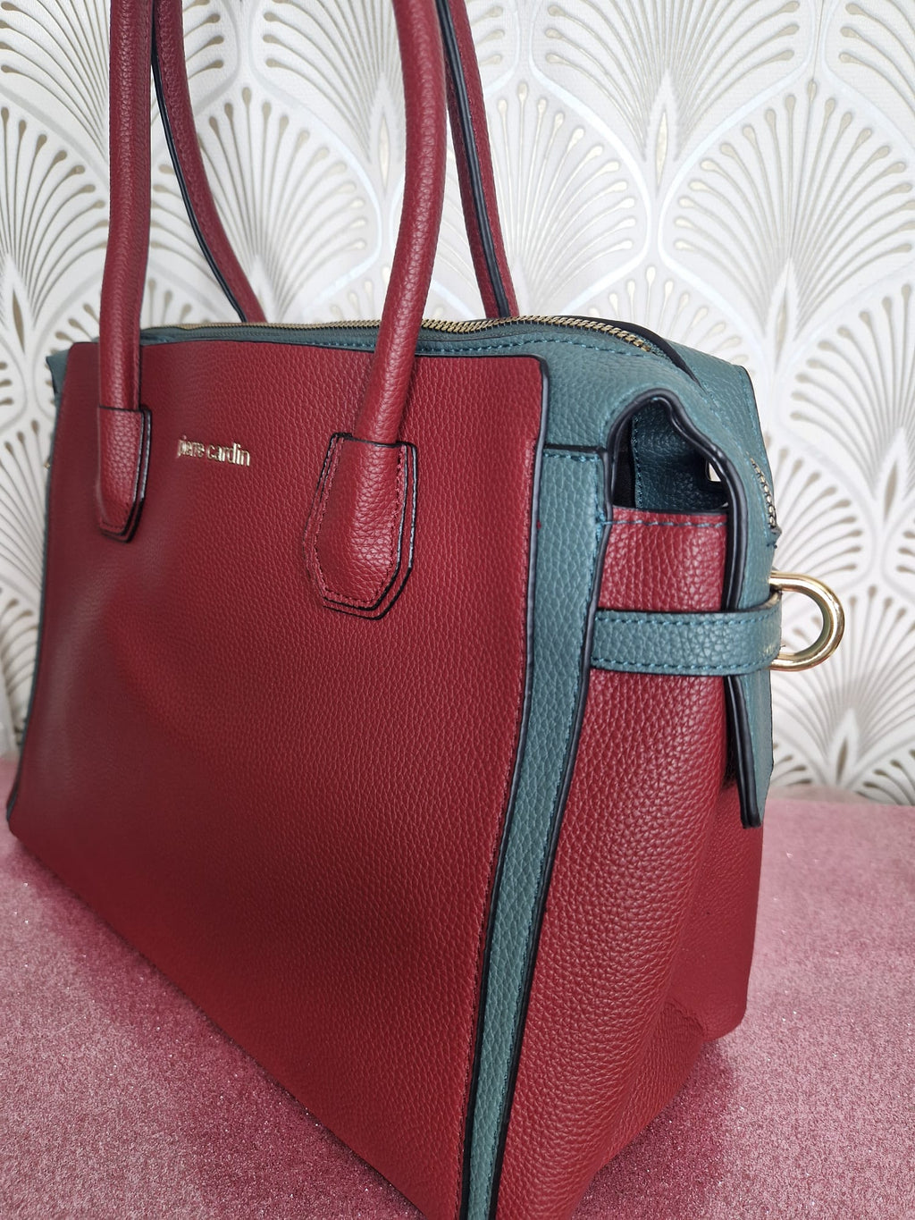 Borsa a mano rossa