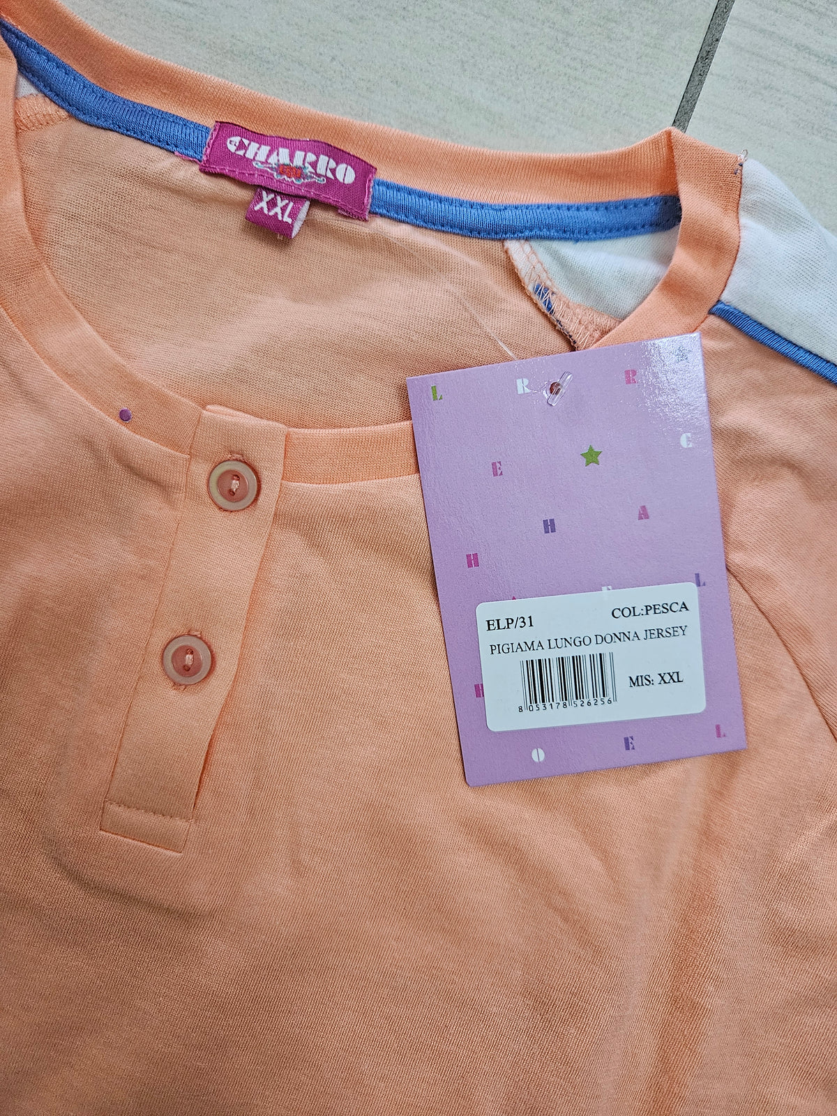 Pigiama lungo cotone XXL