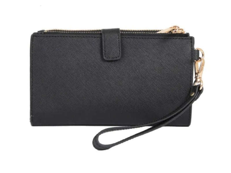 Portafoglio Michael Kors double zip black